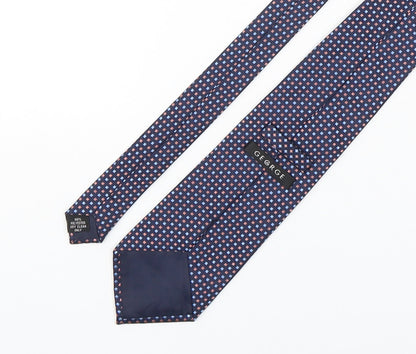 George Mens Multicoloured Plaids & Checks Polyester Pointed Tie One Size