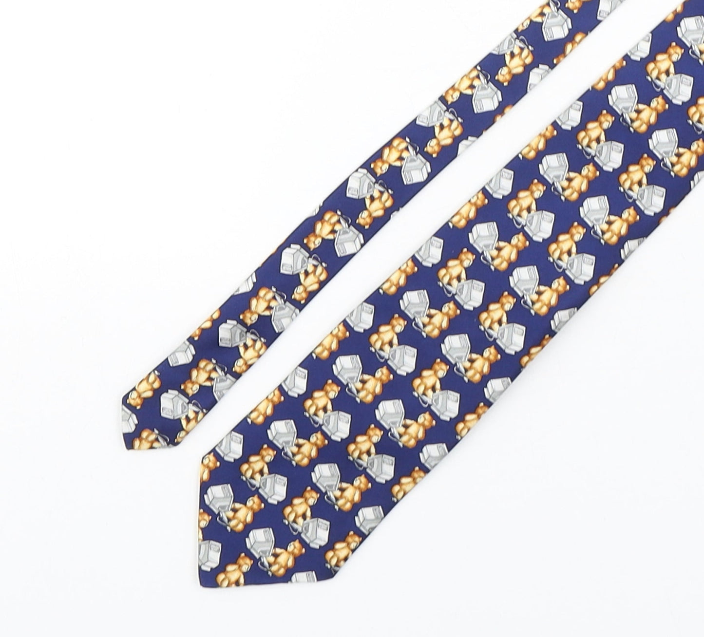 Mens Berkertex Multicoloured Geometric  Pointed Tie