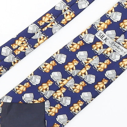 Mens Berkertex Multicoloured Geometric  Pointed Tie