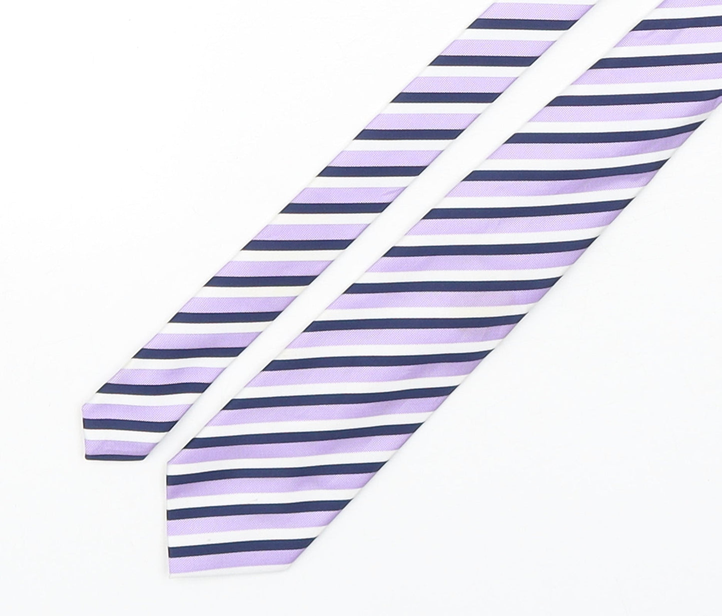 Mens Greenwoods Multicoloured Striped  Pointed Tie