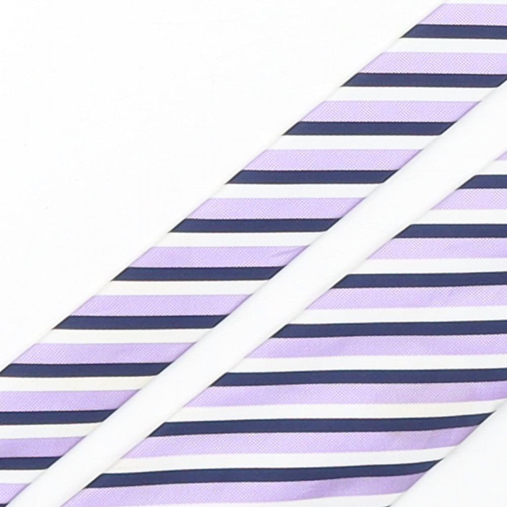 Mens Greenwoods Multicoloured Striped  Pointed Tie