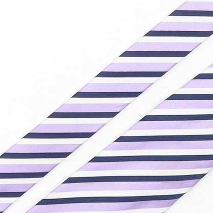 Mens Greenwoods Multicoloured Striped  Pointed Tie