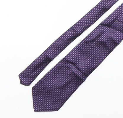 NEXT Mens Multicoloured Geometric Silk Pointed Tie One Size