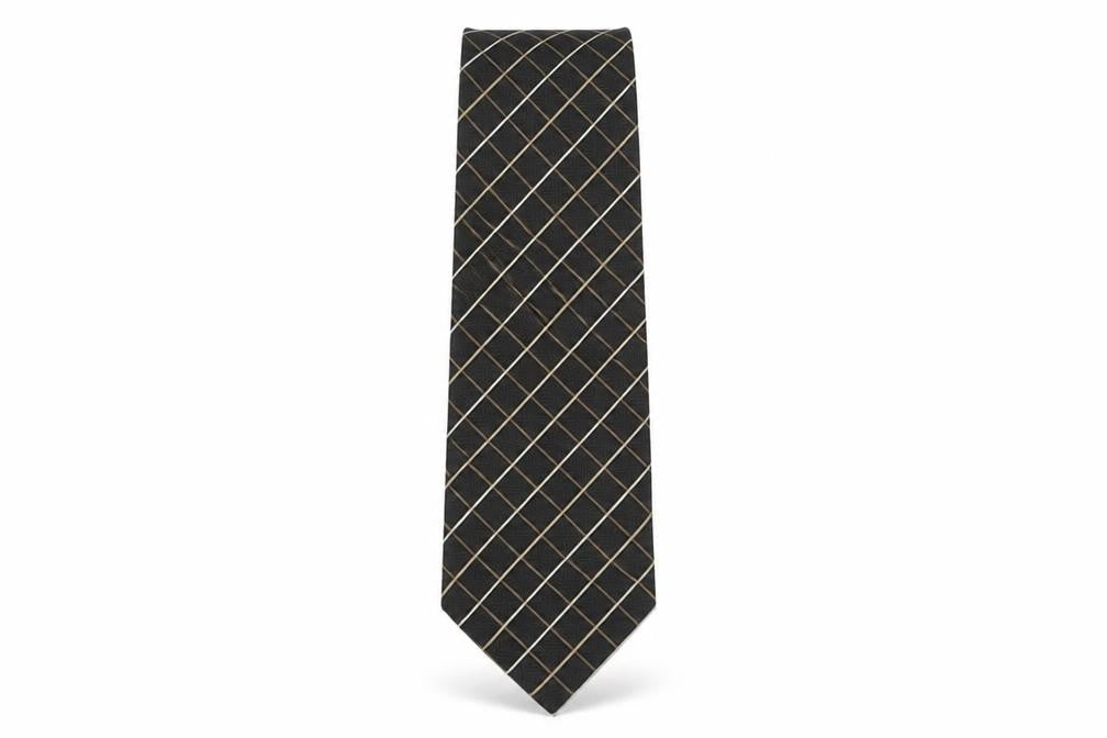 Mens Marks and Spencer Multicoloured Plaids & Checks  Pointed Tie