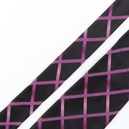 Mens Fellini Multicoloured Geometric  Pointed Tie