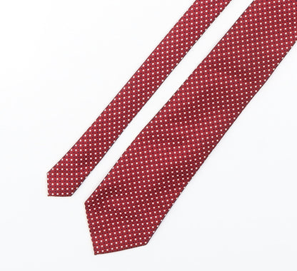 Marks and Spencer Mens Multicoloured Polka Dot Polyester Pointed Tie One Size