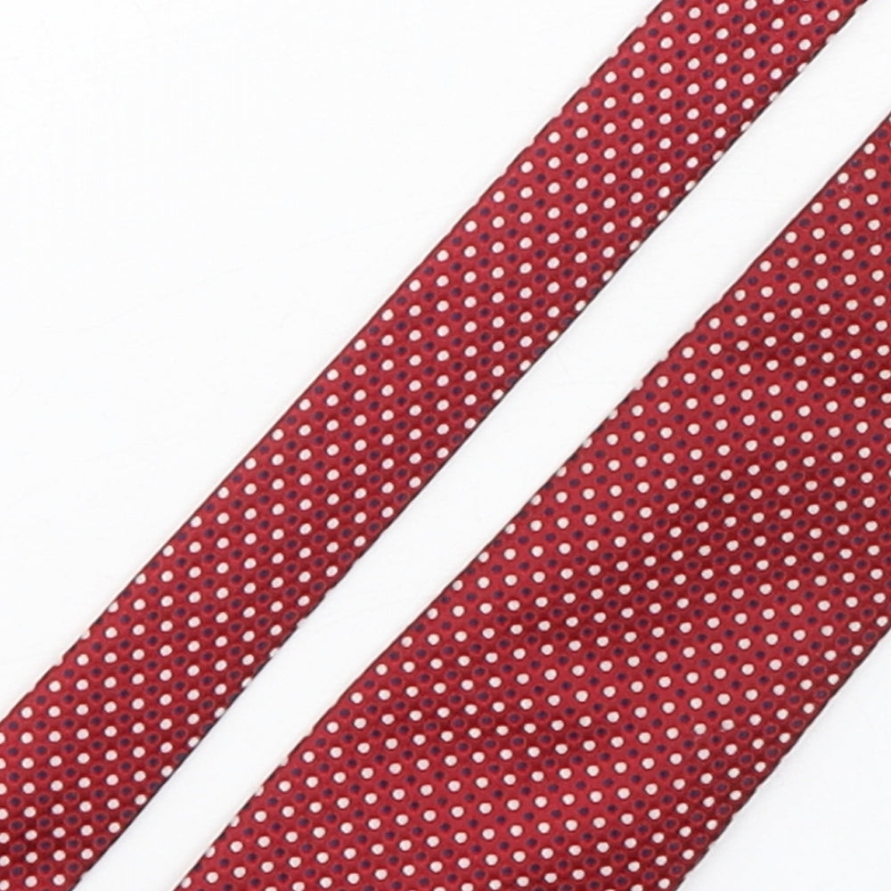 Marks and Spencer Mens Multicoloured Polka Dot Polyester Pointed Tie One Size