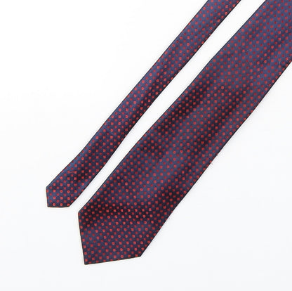 Marks and Spencer Mens Multicoloured Polka Dot Polyester Pointed Tie One Size