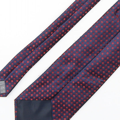Marks and Spencer Mens Multicoloured Polka Dot Polyester Pointed Tie One Size