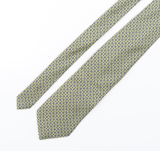 NEXT Mens Multicoloured Geometric Silk Pointed Tie One Size
