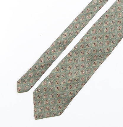 Marks and Spencer Mens Multicoloured Paisley Silk Pointed Tie One Size