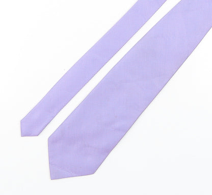 Mens Burton Purple Grenadine  Pointed Tie