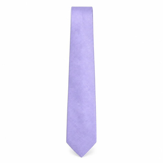 Front view of Burton men’s purple grenadine polyester pointed tie one size