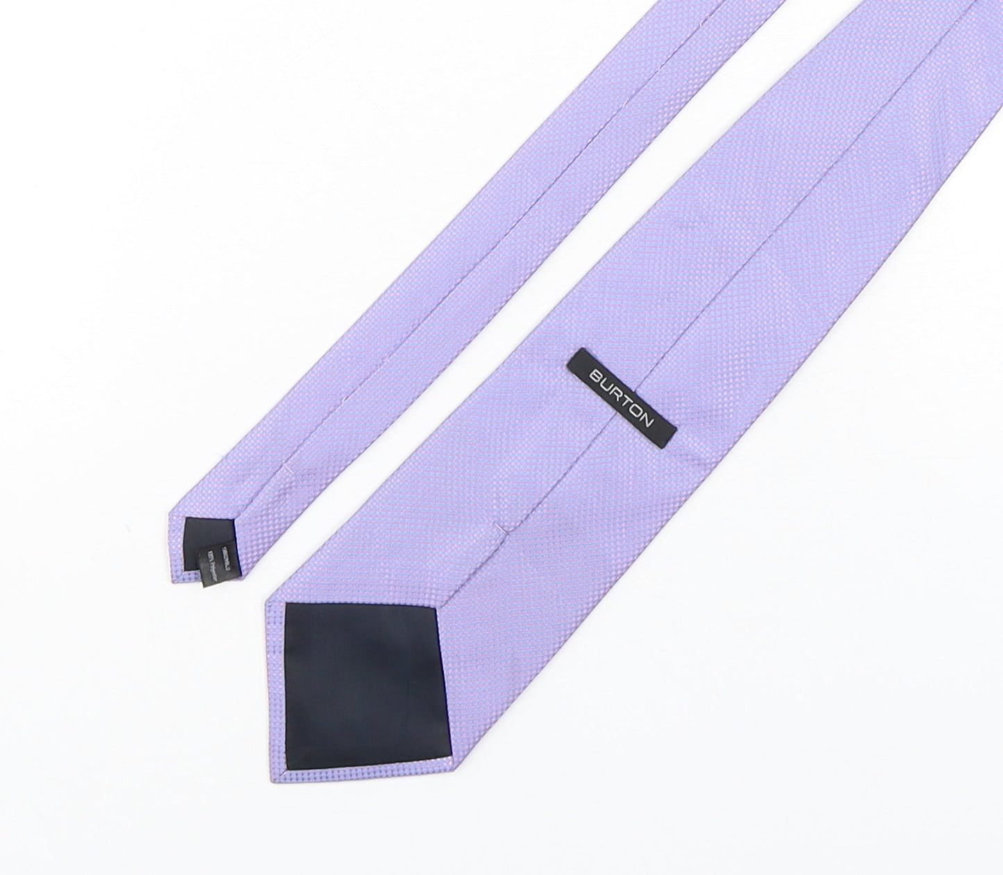 Mens Burton Purple Grenadine  Pointed Tie