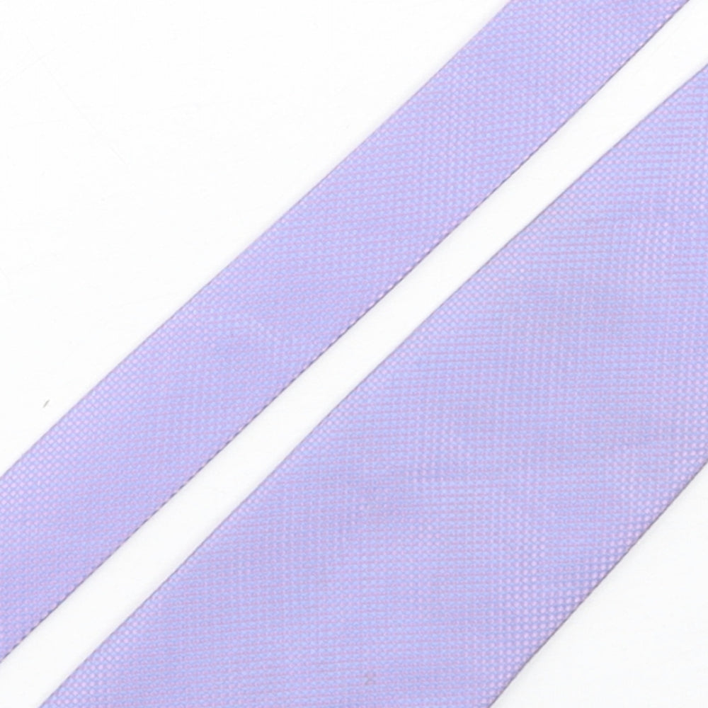 Mens Burton Purple Grenadine  Pointed Tie