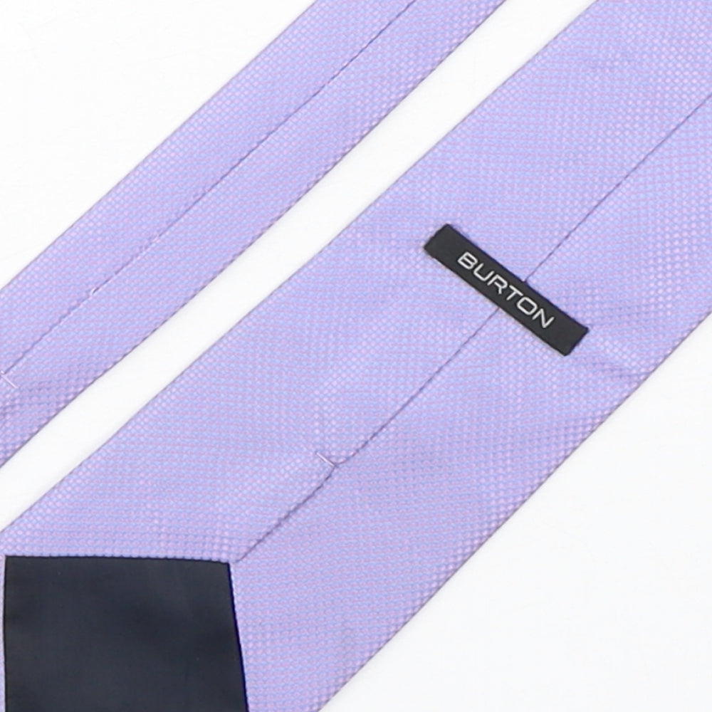 Mens Burton Purple Grenadine  Pointed Tie