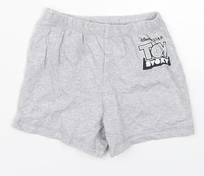 George Baby Grey  Cotton Cropped Trousers Size 18-24 Months   - Toy Story