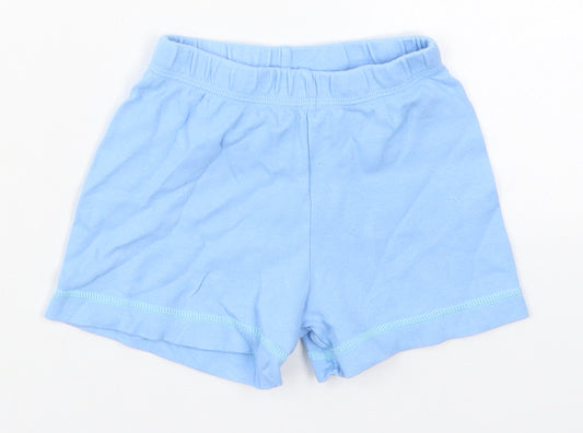 George Boys Blue  Cotton Sweatpants Trousers Size 18-24 Months   - Sweat Shorts
