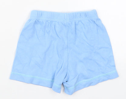 George Boys Blue  Cotton Sweatpants Trousers Size 18-24 Months   - Sweat Shorts