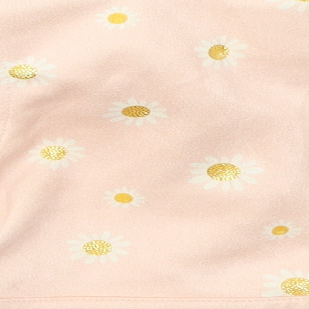 Just Lizzy Girls Pink Floral  Jacket  Size 6-9 Months   Button
