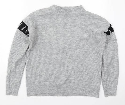 Womens UK Size M Matalan Grey Pullover Jumper