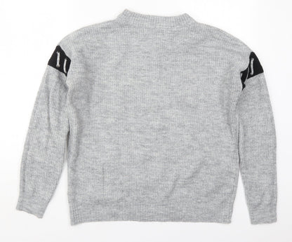 Womens UK Size M Matalan Grey Pullover Jumper