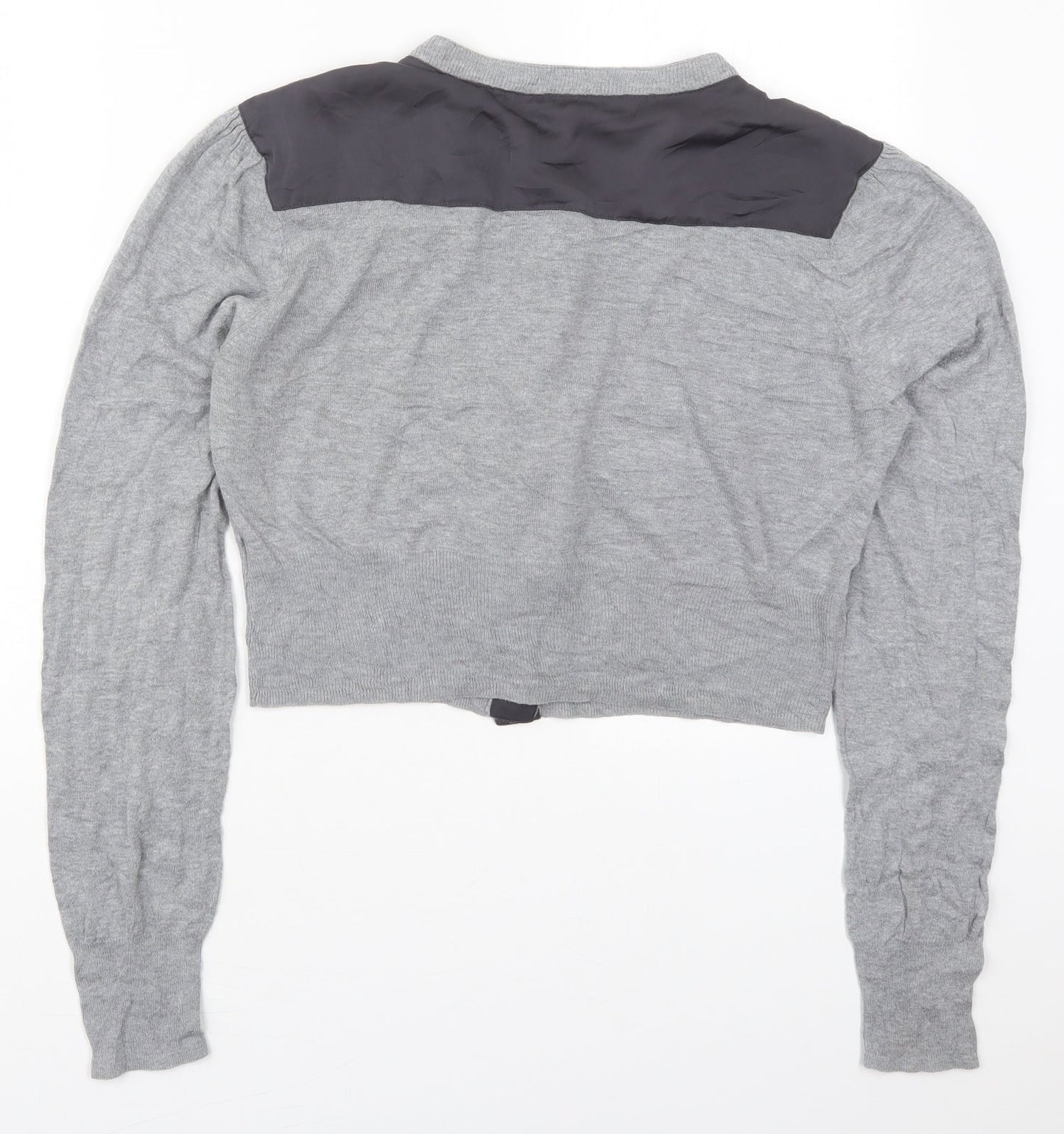 Womens UK Size XL Planet Grey Cardigan Jumper
