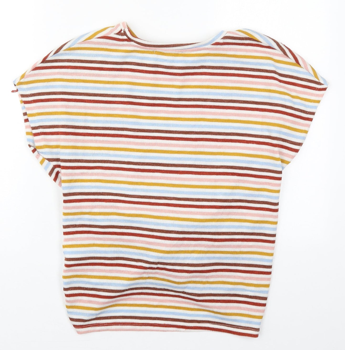 Womens UK Size S New Look Pink Basic T-Shirt
