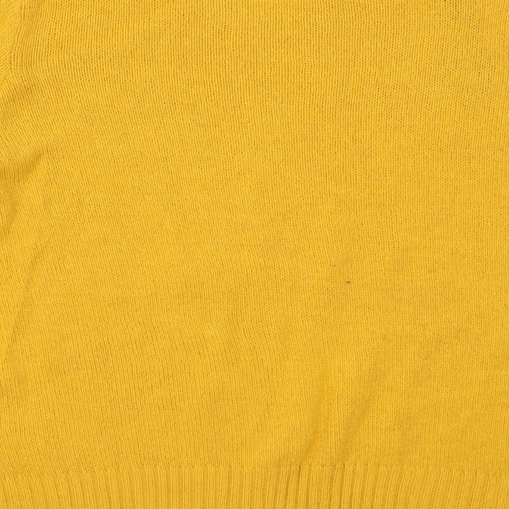 Womens UK Size L H&M Yellow Pullover Jumper