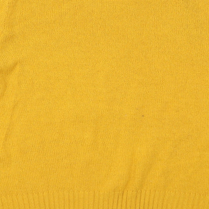 Womens UK Size L H&M Yellow Pullover Jumper