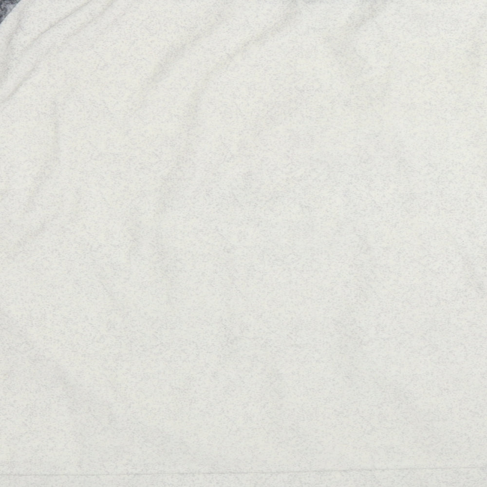 Nutmeg Womens Ivory Solid Polyester Top Pyjama Top Size 12   - 'Snuggle Up'