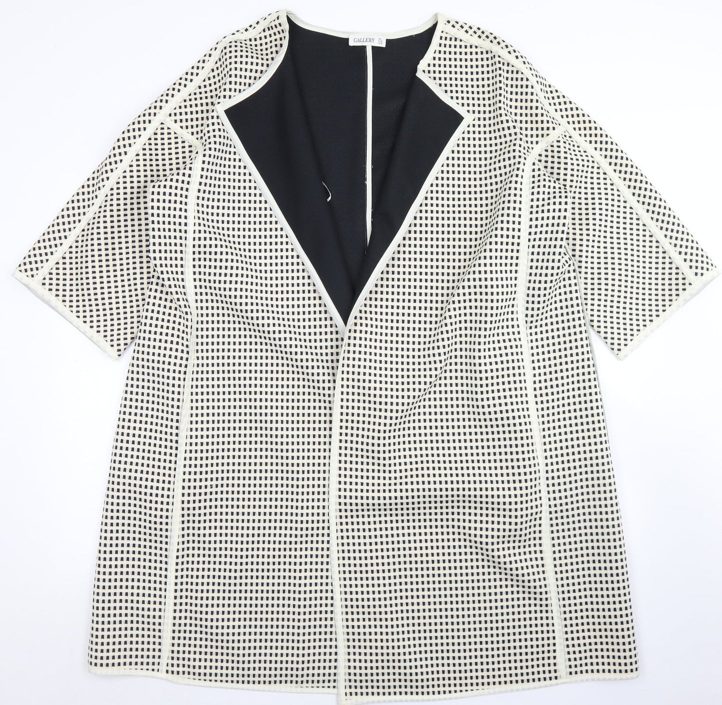 Womens UK Size L Gallery Ivory Jacket