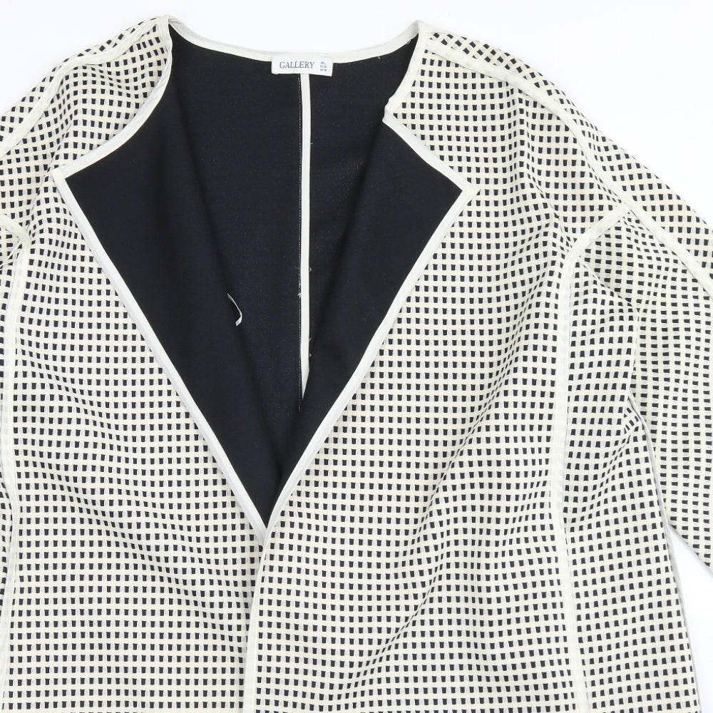 Womens UK Size L Gallery Ivory Jacket