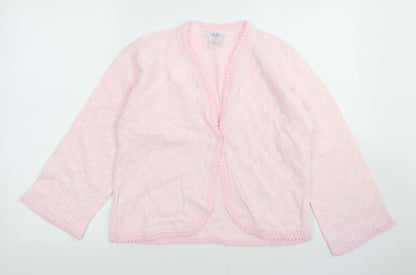 Womens UK Size S Lux Lux Pink Cardigan Jumper