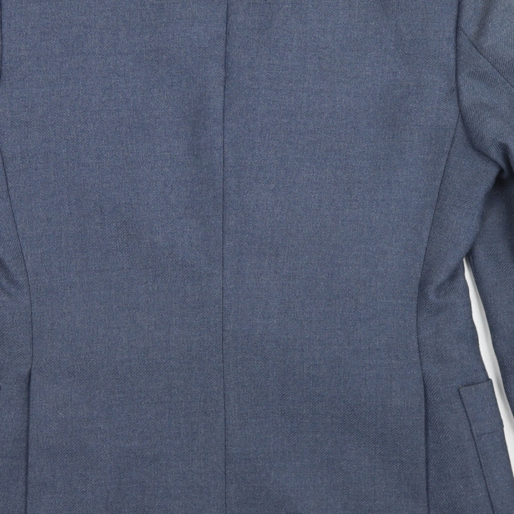 Mens UK Size 38 Preworn Regular Blue Suit Jacket