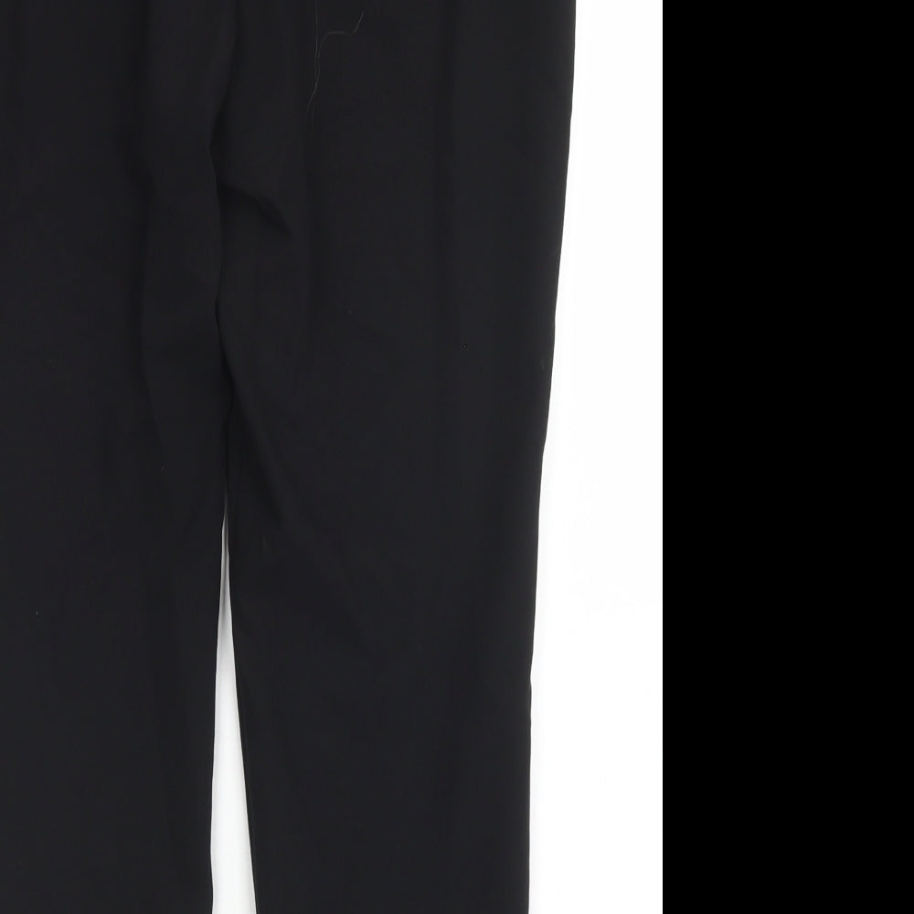 Womens UK Size 12 NEXT Regular Fit Dress Pants Black Trousers