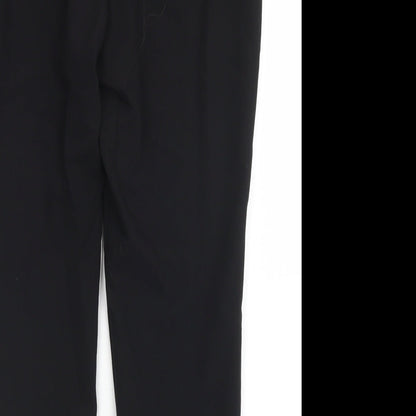 Womens UK Size 12 NEXT Regular Fit Dress Pants Black Trousers