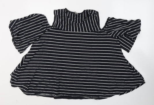Womens UK Size 12 ASOS Blue Basic Blouse