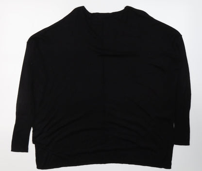Womens UK Size M H&M Black Jersey T-Shirt