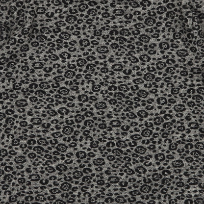 Zara Girls Grey High Neck Animal Print Polyester Pullover Jumper Size 11-12 Years  Pullover