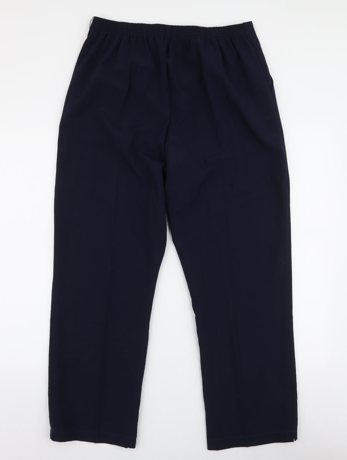 Duvir Womens Blue  Polyester Trousers  Size 18 L27 in Regular
