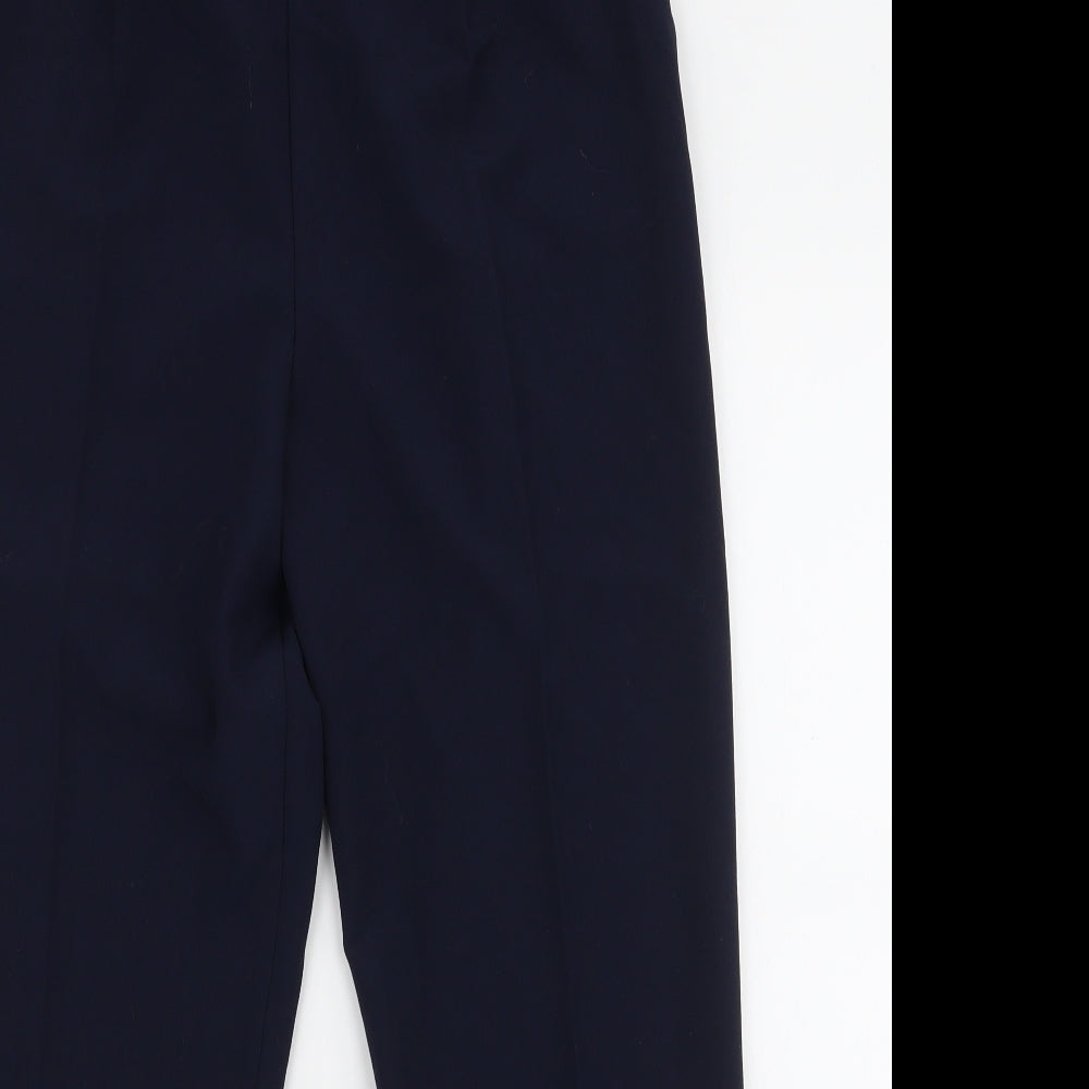 Duvir Womens Blue  Polyester Trousers  Size 18 L27 in Regular