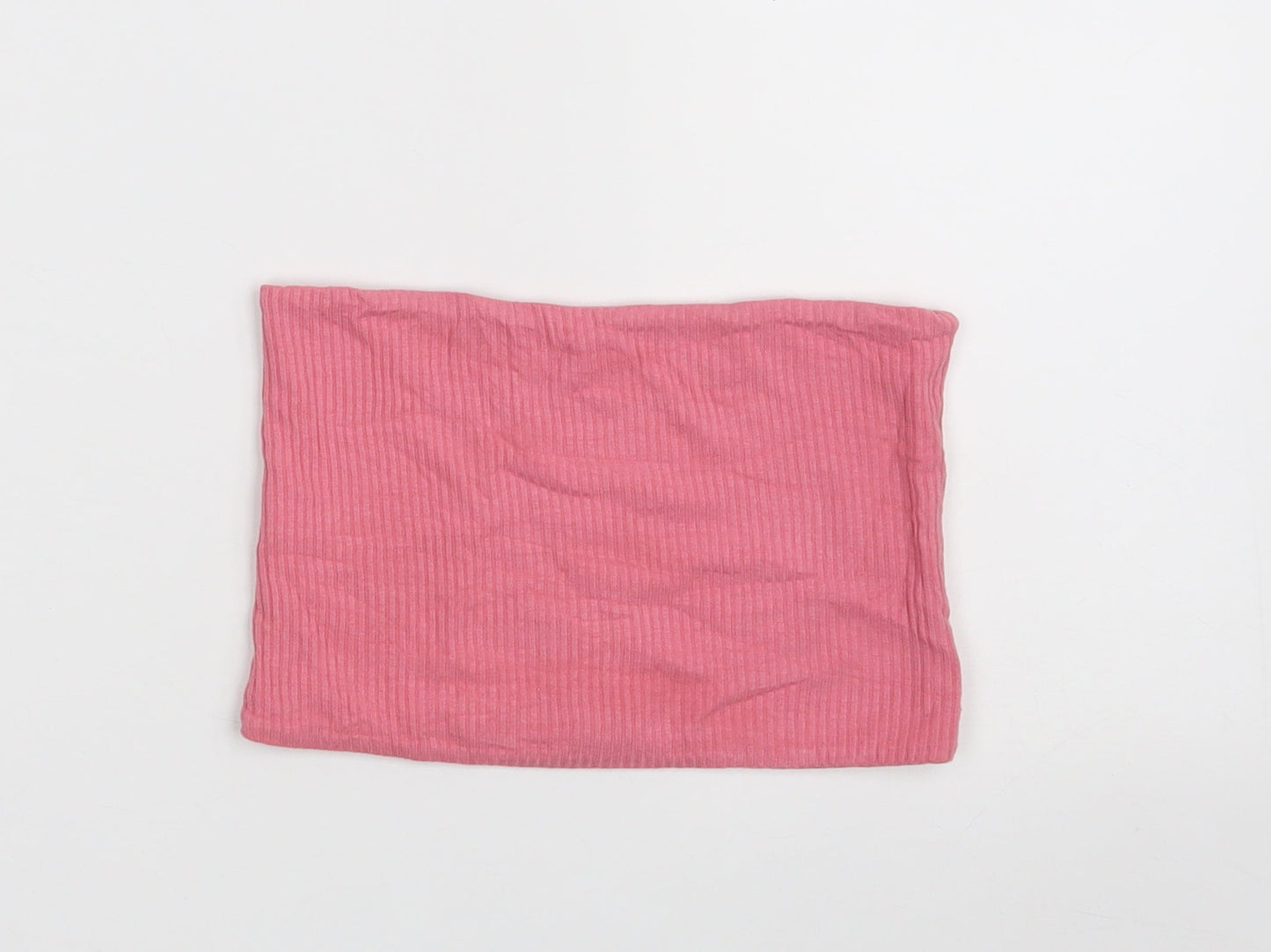 Womens UK Size 4 Topshop Pink Cropped T-Shirt