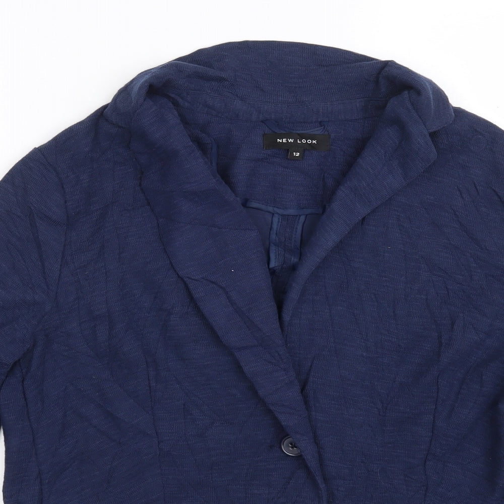 Womens UK Size 12 New Look Blue Jacket