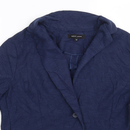 Womens UK Size 12 New Look Blue Jacket