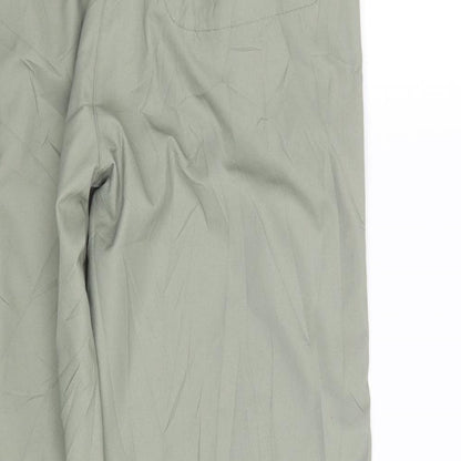 Hawkshead Womens Green  Polyester Trousers  Size 12 L31 in Regular Zip