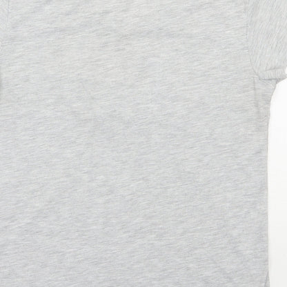Womens UK Size S H&M Grey Basic T-Shirt