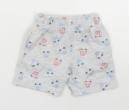Dunnes Stores Boys Grey  Cotton Sweatpants Trousers Size 18-24 Months  Drawstring