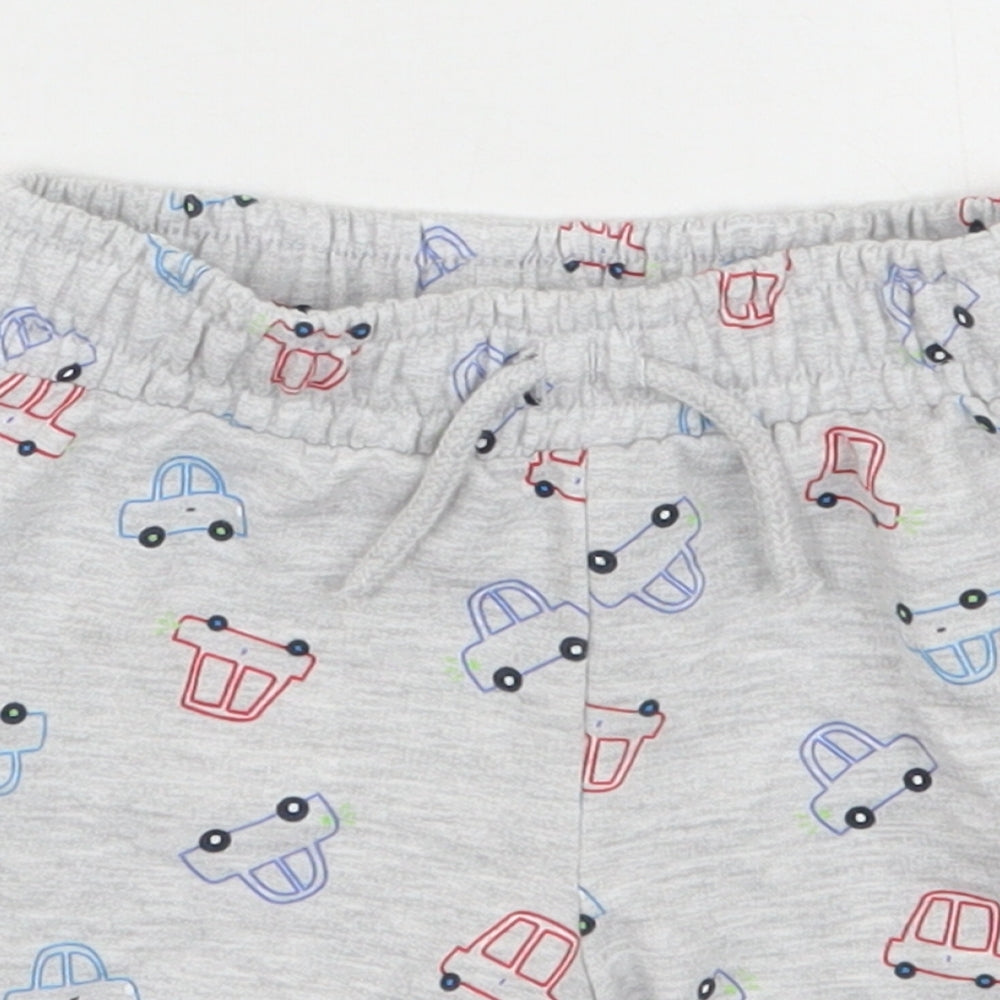 Dunnes Stores Boys Grey  Cotton Sweatpants Trousers Size 18-24 Months  Drawstring