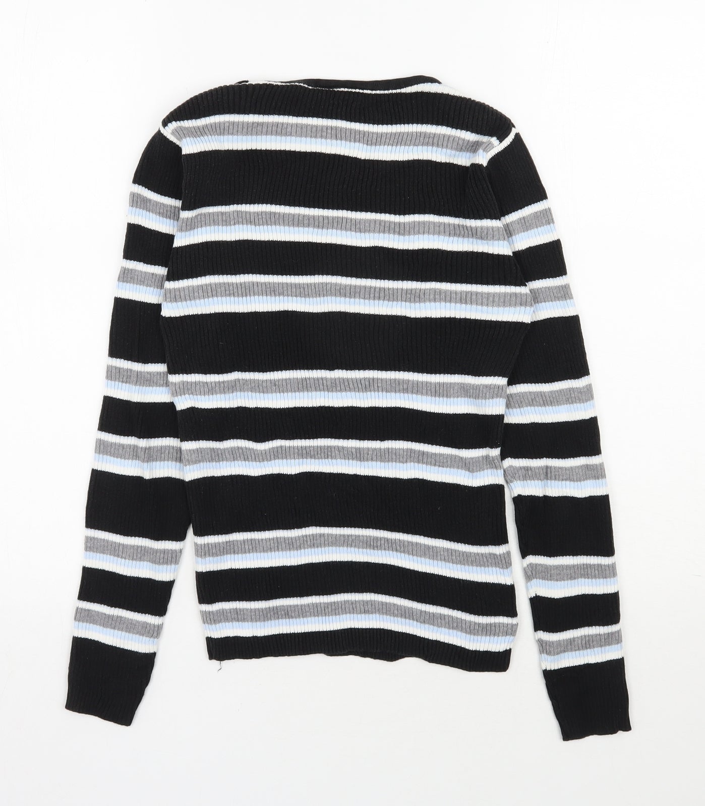 Womens UK Size 8 Preworn Black Pullover Jumper